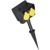 Bachmann Gartensteckdose 2-fach schwarz