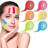 TPTGIAR 6 Stück Face Tape, Anti Wrinkle Patch, 2.5cm×5m Face