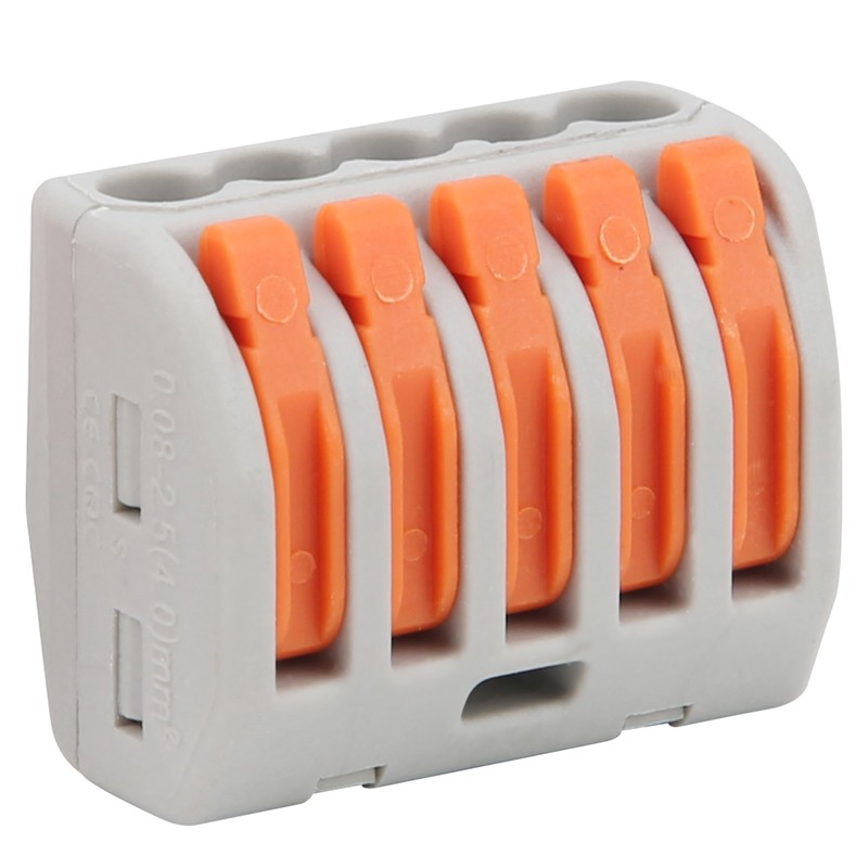 50Pcs Push Wire Wiring Connector Mini Fast Compact Connect Terminal