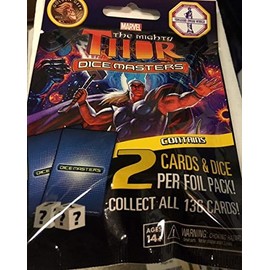 WizKids The Mighty Thor Dice Masters Booster Pack (2 Cards and dice per Pack) 2017