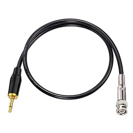 RedYutou BNC Male to 3.5mm Mono 1/8" TS Stereo Plug Adapter Antenna Extension Cable Coaxial Power Audio Cable 3.3ft