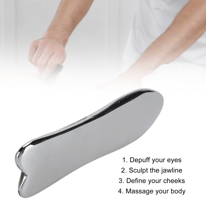 Fish Shaped Terahertz Stone Gua Sha Facial Tool Lymphatic Drainage