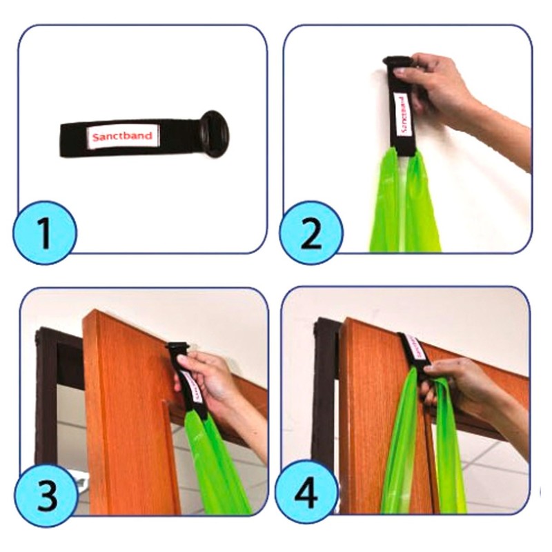 Sanctband 2 m with door anchor, extra light, peach