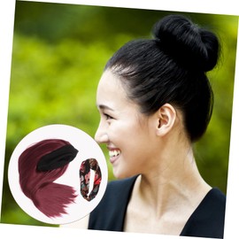 WOONEKY 1pc Natural Straight Wig with Ice Silk Hair Band for Women Lightweight Comfortable Breathable Synthetic Wig for Daily Use Cosplay and Parties Realistic Look and Easy to Wear