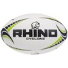 Rhino Cyclone Rugby Ball, White, Size 5