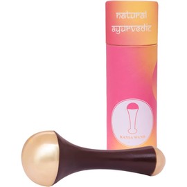 WHOLELIFEOBJECTS Detox Bronze/Kansa Face, Foot and Body Massager - 2 in 1 Massager with Comfortable Grip (Brown)