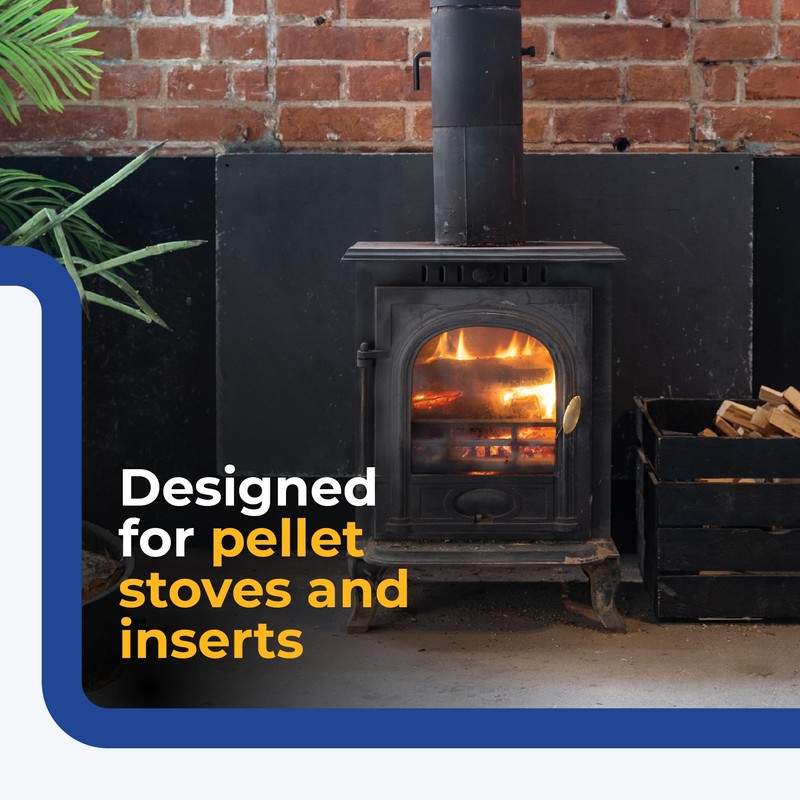 DuraVent 45-Degree Pellet Stove Vent Elbow, Stainless-Steel Insulated Double-Wall Vent,