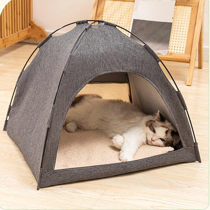 Cat Tent Bed Large Space Breathable Comfortable Washable Pet Tent