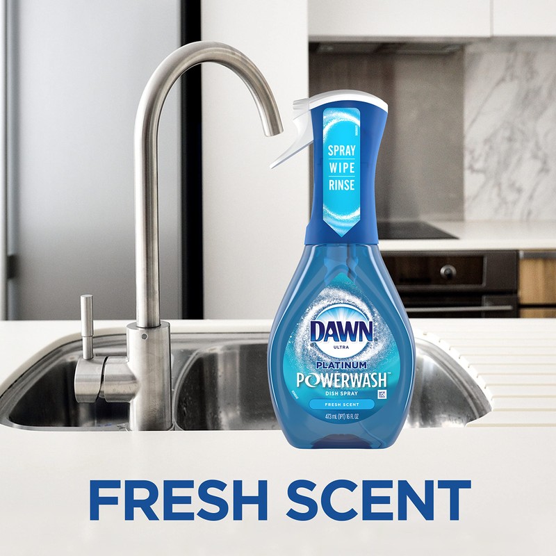 Dawn Platinum Powerwash Dish Spray, Dish Soap Liquid, Fresh Scent