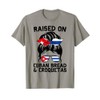 Raised on Cuban Bread and Croquetas Messy Bun Cubanita T-Shirt