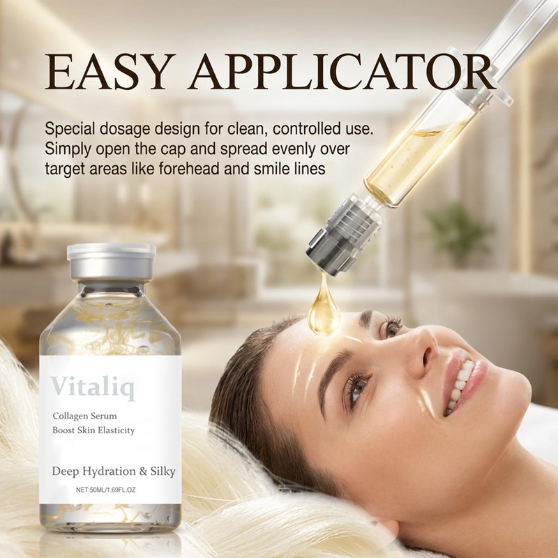 Korean Silk Peptide Serum, Deep Collagen Serum Silk Peptide Ampoule