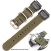 Nylon Bracelet Compatible with Casio W735H AQS810 AEQ110BW AE1200WH W800HG