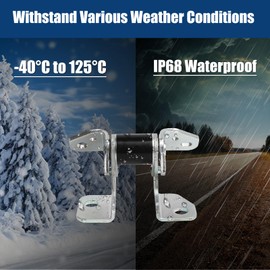 B.ZSSY Driver Left Side Lower Door Hinge Stainless Steel Compatible with 2013-2019 Grand Cherok-ee Durango Charger 300 Door Hinge Replaces 55113665AI Front & Rear