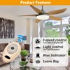 FAN35T Ceiling Fan Remote Control Replacement for Allen+Roth, Kichler, 3-Speed,