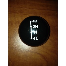 Core Shifters Dana 20 transfer case shifter shift knob BLACK 1972-1979 CJ Jeep 3/8"-24 thread