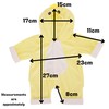 Yellow Chick Sleeper All-in-one Pyjamas PJ - 16"/40cm- Teddy Bear