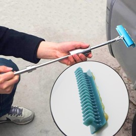 Hyamass 6Pcs Consumables Car Dent Pulling Glue Nylon Tabs, Dent Repair Tools, for Auto Paintless Repair Slide Hammer Puller, Long Damage Removal Tool Set -Blue Nylon Glue Tabs