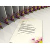 Writing Paper Set "Summer Flowers" 20 Sheets of A4 +