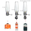 Outdoor Gas Candle Lamp Tent Lantern Light for Backpacking Camping