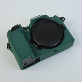 Z50 II Camera Case, BMAOLLONGB Fullbody Thin Lightweight Silicone Camera Skin Body Rubber Cover Case for Nikon Z50 II Z50II (Green)