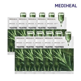 Mediheal Tea Tree Soothing Moisturizing Essential Mask 10 Sheets / 메디힐 티트리 진정 수분 에센셜 마스크 10매