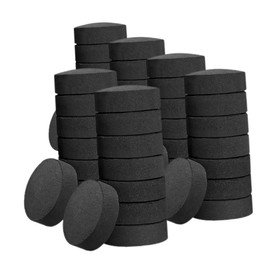 iplusmile 70pcs Flame Charcoal BBQ Briquettes Stove Fire Tablets for Camping Grill Outdoor Cooking Essential