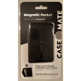 For Apple Case-Mate - MAGNETIC POCKET - Magnetic Wallet Card Holder - Designed for MagSafe
