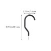 TEHAUX 10 Sets Bike Hooks Set for Wall Mounting Durable
