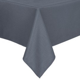Hiasan Grey Table Cloth Rectangular Waterproof 54 x 80 Inches, Dining Table Cover Protector Tablecloth Nappe de Table Rectangulaire for Kitchen/Wedding/Parties