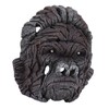 Gorilla Head Sculpture 6.3in Animal Head Figurine Resin Hollow Out