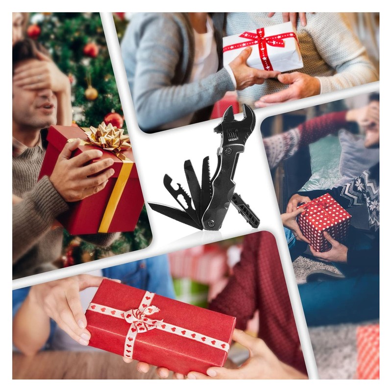 Multitool Wrench Adjustable Multifunctional Stainless Steel Combination Tool Portable for