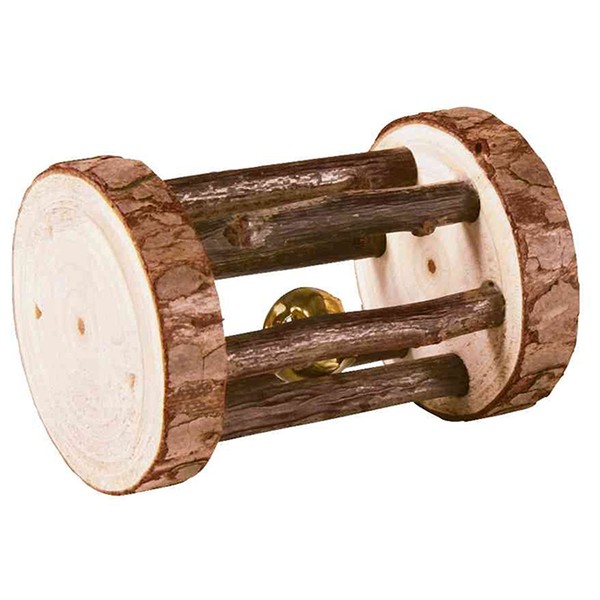 Trixie Natural Living 61654 Play Roll with Bell, Diameter 5 x 7 cm
