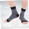 TOVINANNA 2pairs Elastic Compression Foot Sleeve Socks for Ankle Support