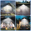 JIAXIZ Solar Shed Light - Pendant Light Indoor Outdoor,120 LED