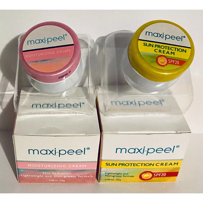 Maxi-Peel 2 Maxi Peel Whitening Sun Protect Face Facial Moisturizing