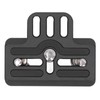 Camera Quick Release Base Plate with 1/4in 3/8in Threads for