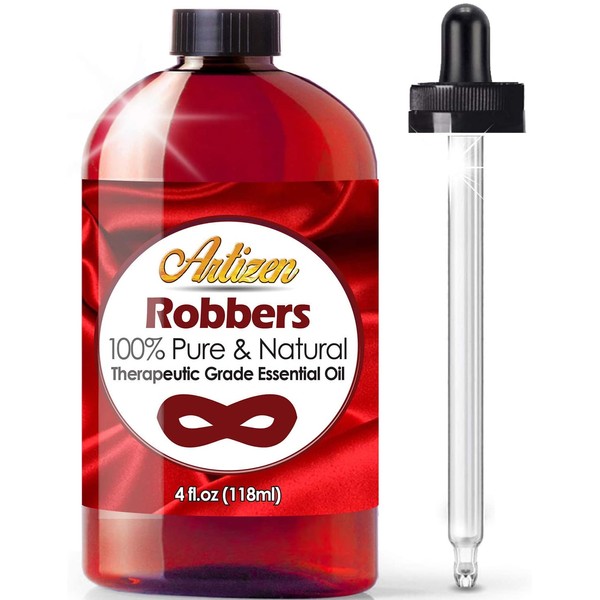 Artizen Robbers Blend Essential Oil (100% Pure & Natural - Undiluted) Therapeutic Grade - Huge 4oz Bottle - Perfect for Aromatherapy, Relaxation, Skin Therapy & More!
