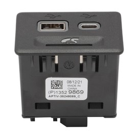 KASturrboo Console USB Connector Auxiliary Jack Adapter for 2018-2020 CT6 XT4 XTS Blazer Acadia Silverado Sierra 1500, Replace 13525431 13529869