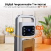 Comfort Zone 26" Oscillating Digital Tower Heater with Remote Control,