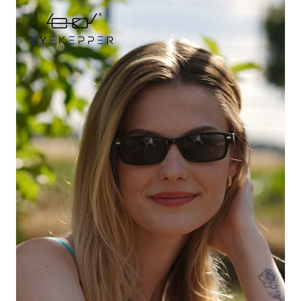 Eyekepper Reading Sunglasses with Spring Hinges for Women Grey Tinted