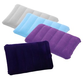 Aililong Pack of 4 Inflatable Pillow Camping & Travel Pillow, Lightweight, Foldable and Comfortable, Inflatable Pillow, Beach Pillow