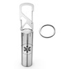 Divoti Precision CNC Machined Stainless Steel EDC Pill Keychain, Sturdy