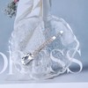 Allereya Rhinestone Wedding Hair Pins Barrette Crystal Hair Barrette Clip