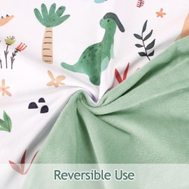 WINGHENLEE Newborn Lounger Cover, Baby Lounger for Girls Boys, Soft Removable Slipcover Fits Newborn Lounger, Dinosaur (Cover Only)