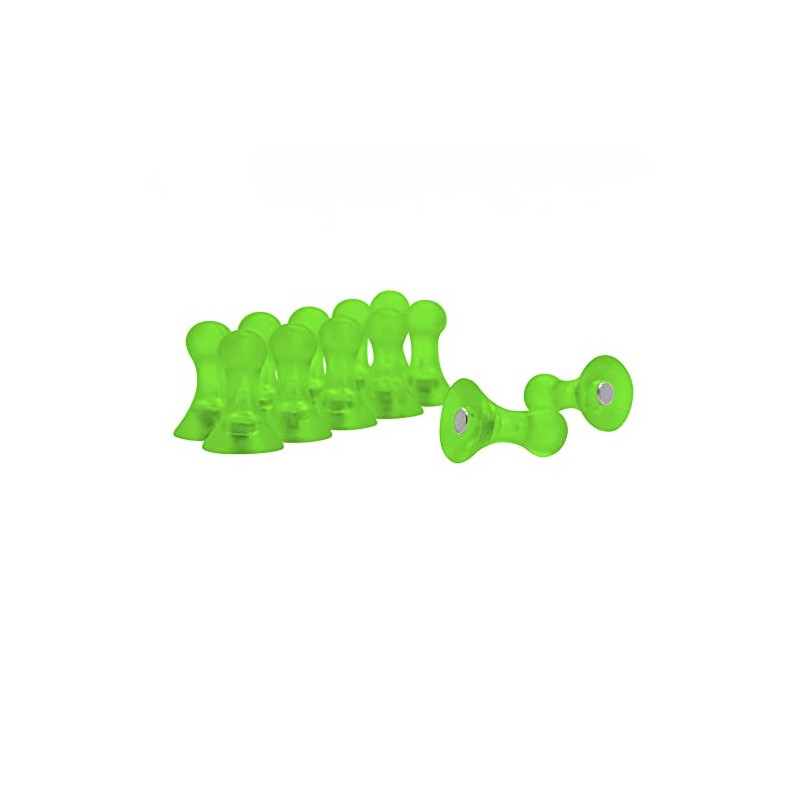 Small Green Skittle Magnets for Fridge, Whiteboard, Noticeboard, Filing Cabinet