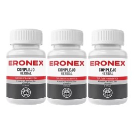 3 Pack Eronex Complejo Herbal Salud 20caps Sfn 3 Pack