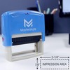 Custom Stamp - Self-Inking Stamp (5 Line Stamp)