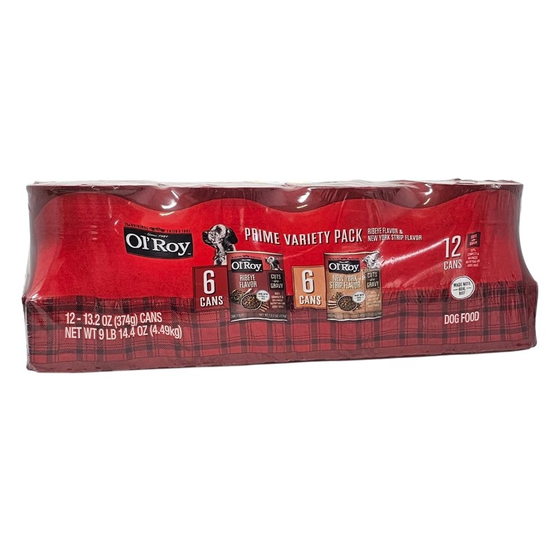 Ol' Roy Prime Variety Pack Ribeye and New York Strip