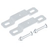 GBGS 6 Pcs Square Tube Fence Line Rail Bracket,2-1/2" x