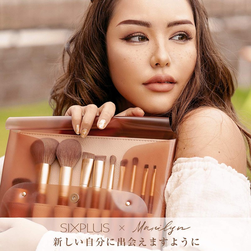 SIXPLUS Melody Series Makeup Brush, Set of 10